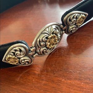 BRIGHTON Black Belt Size 30